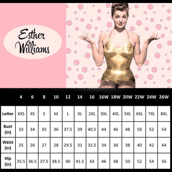 Esther Williams Red 1950’s one piece with Tummy - Picture 12 of 12